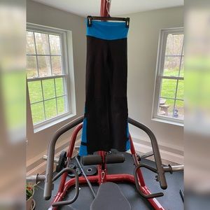 Bia Brazil Supplex Flare Black Pants w Turquoise